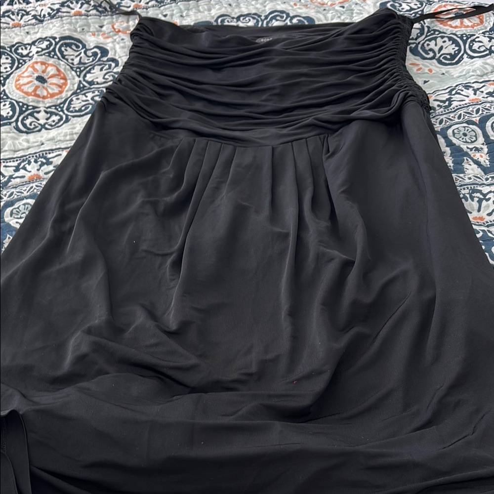 Elegant Black Strapless Dress Or Skirt